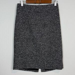 Banana Republic Mad Men Wool Silk Tweed Pencil Skirt 2
